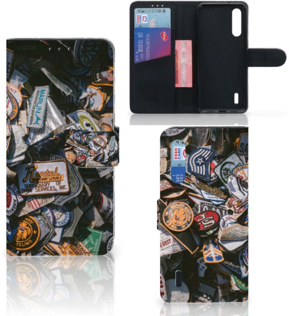 Xiaomi Mi 9 Lite Telefoonhoesje met foto Badges