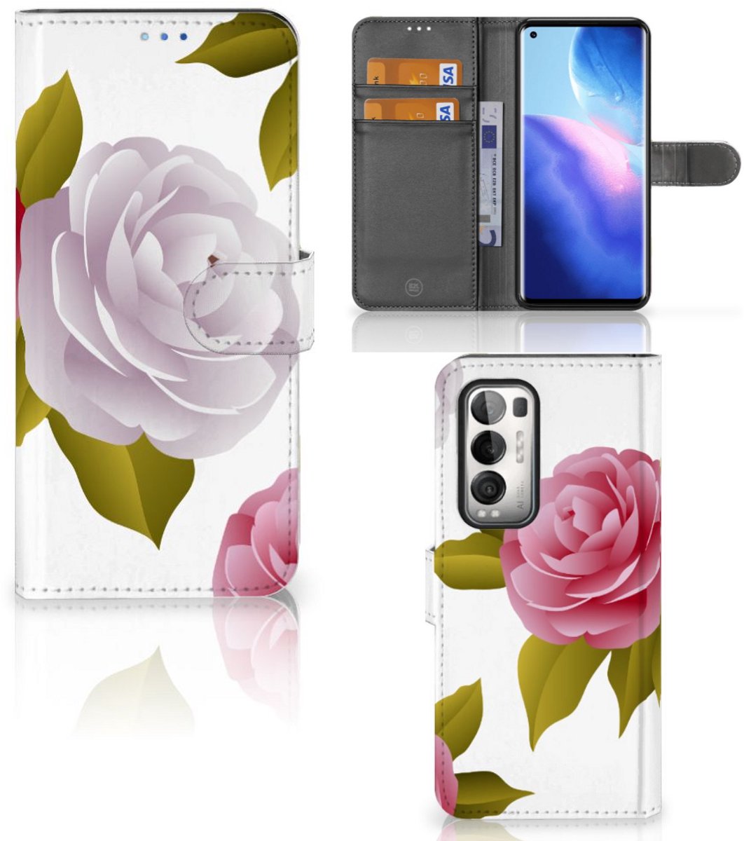 OPPO Find X3 Neo 5G Hoesje Roses