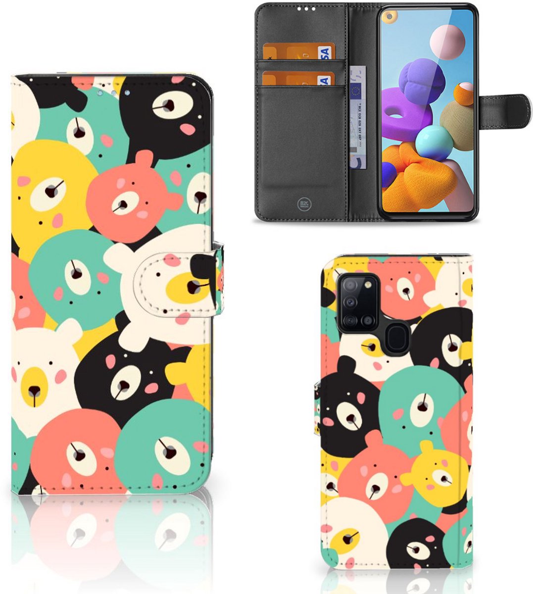 Samsung Galaxy A21s Leuk Hoesje Bears
