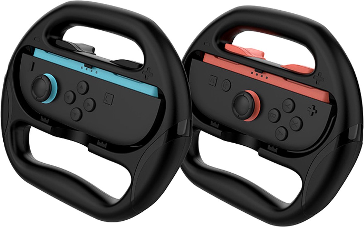 Sounix Joy-con Stuurtjes - Set van 2 Grips - Geschikt voor Nintendo Switch 2 - Zwart