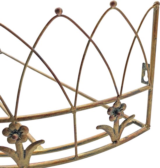 Lavandoux - Bedhemel - Bedkroon - Klamboe Houder - Metaal - Antieke Goud — afbeelding 2