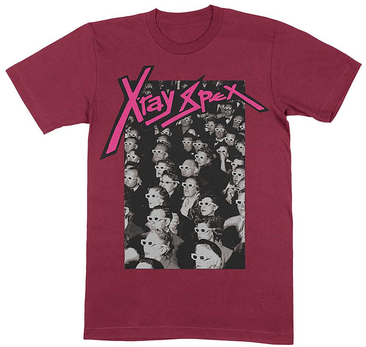 XRay Spex - 3D Cinema Heren Tshirt - S - Rood