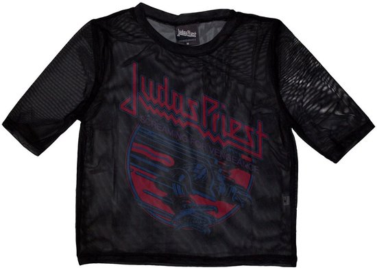 Judas Priest - Screaming For Vengeance Crop top - 2XL - Zwart