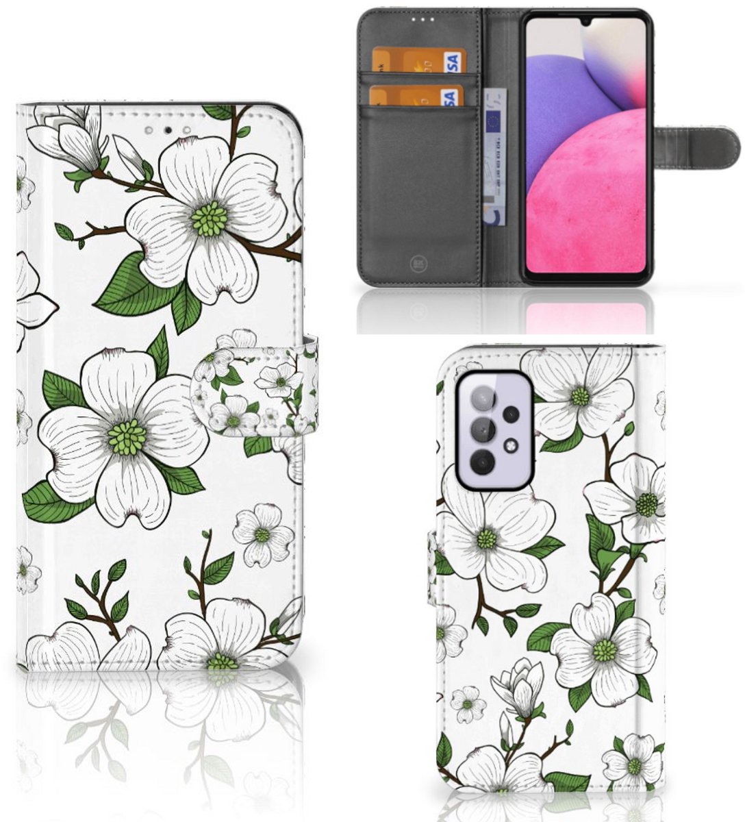 Samsung Galaxy A33 5G Hoesje Dogwood Flowers
