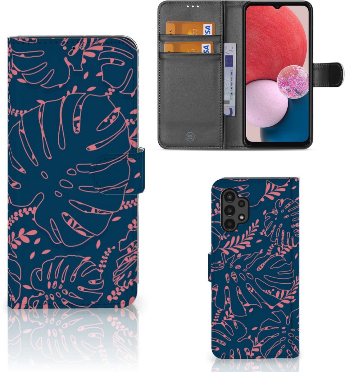 Samsung Galaxy A13 (4G) Hoesje Palm Leaves