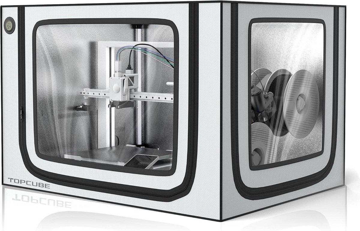 3D Printer Behuizing met LED Verlichting voor Constante Temperatuur - Universeel 838x588x588 mm