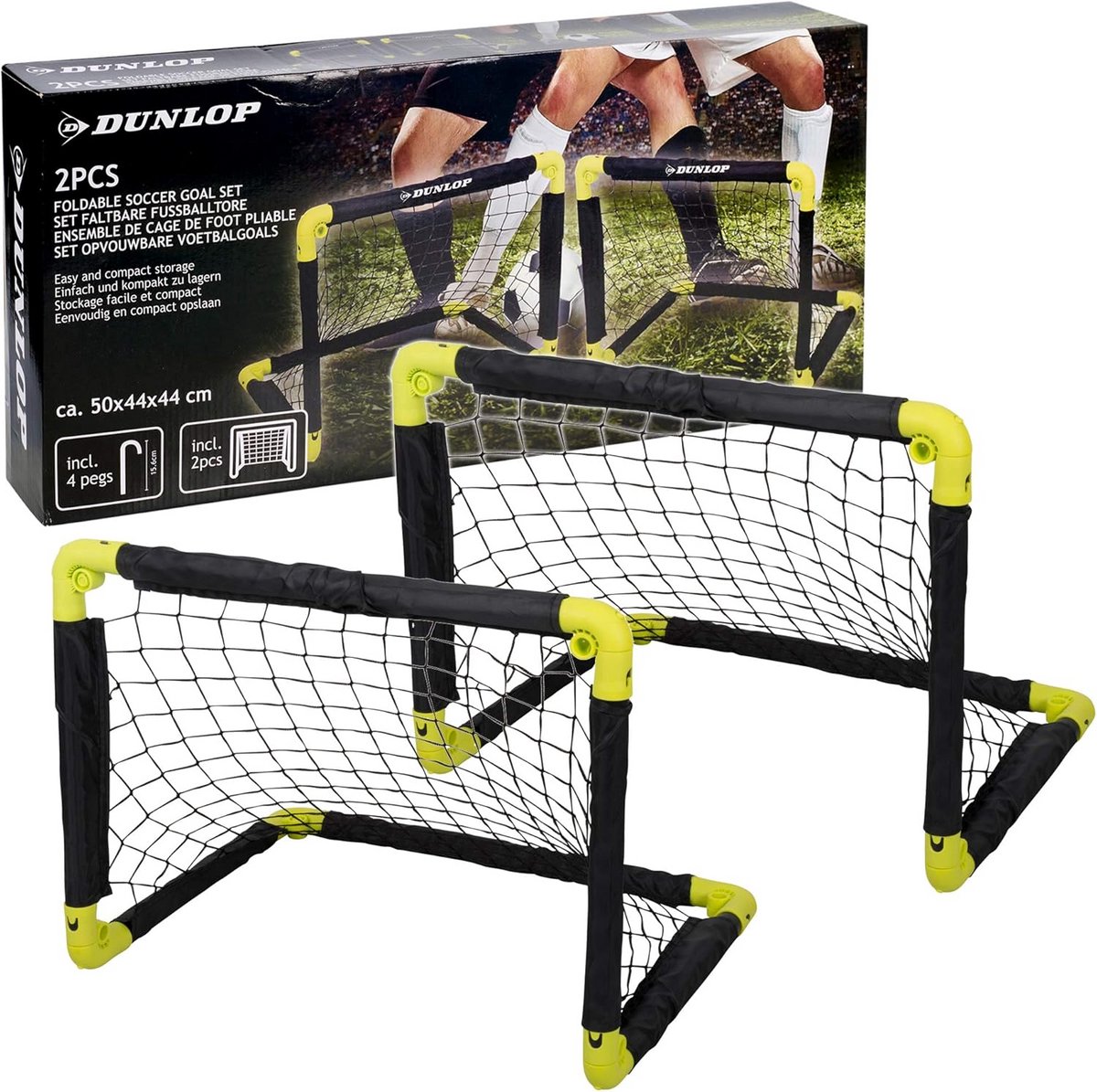 Vouwen Mini Voetbal Doelset voor Thuis en Tuin - Ideaal voor Kinderen