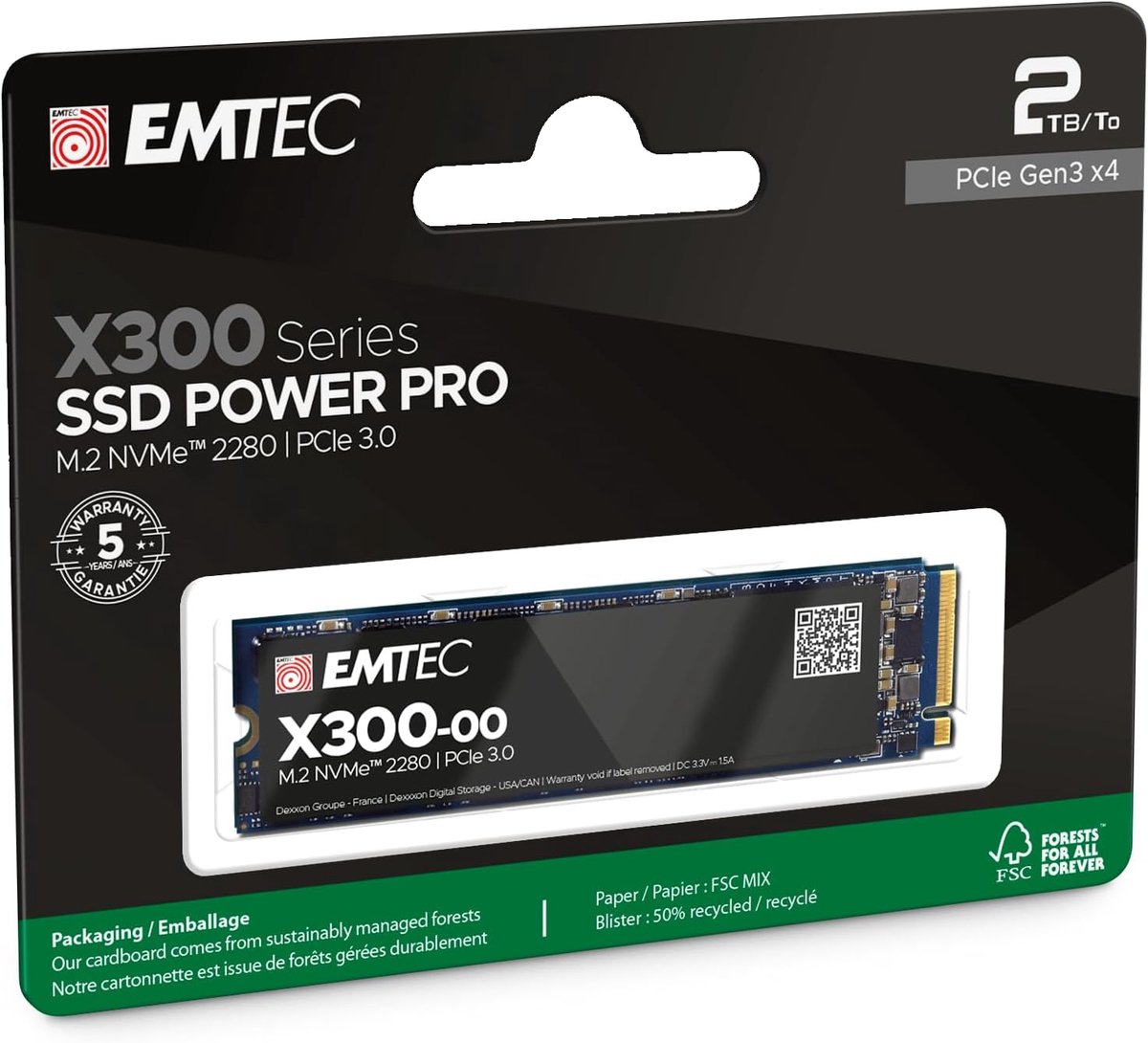 Interne SSD 2 TB - NVMe - 3D NAND - Hoge Snelheid