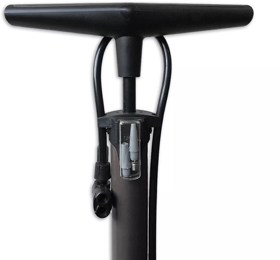LYNX - Fietspomp met drukmeter -12 bar/174 psi - Grijs van Lynx. — afbeelding 2