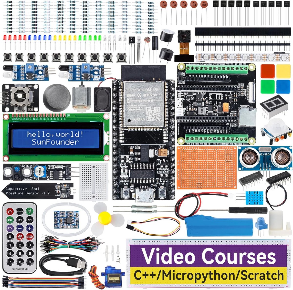 ESP32 Starterkit voor IoT en Programmeren met Online Cursussen en Projecten