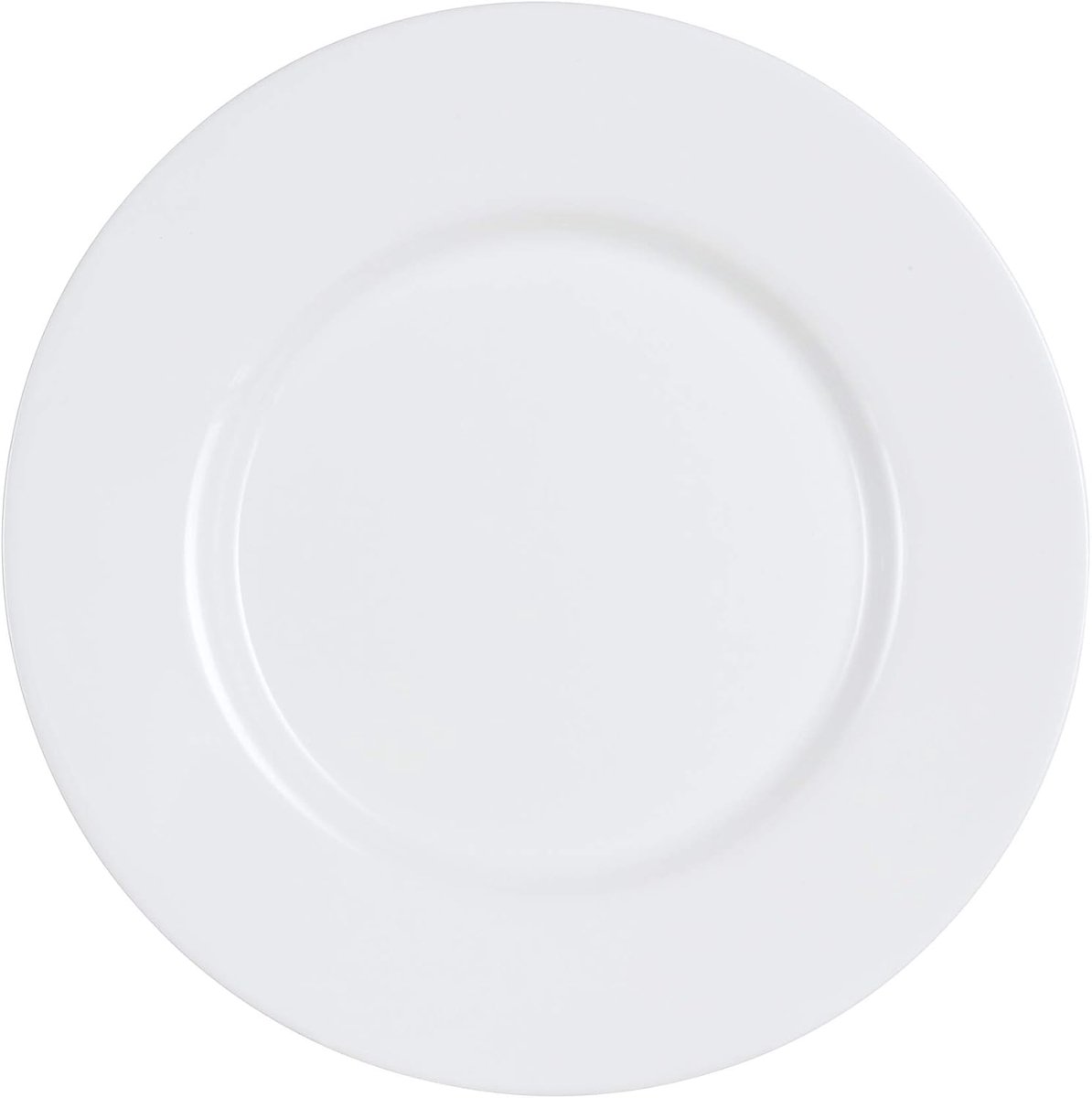 6 stuks Wit Opaalglas Plat Borden 19,5 cm - Servies voor Elke Dag