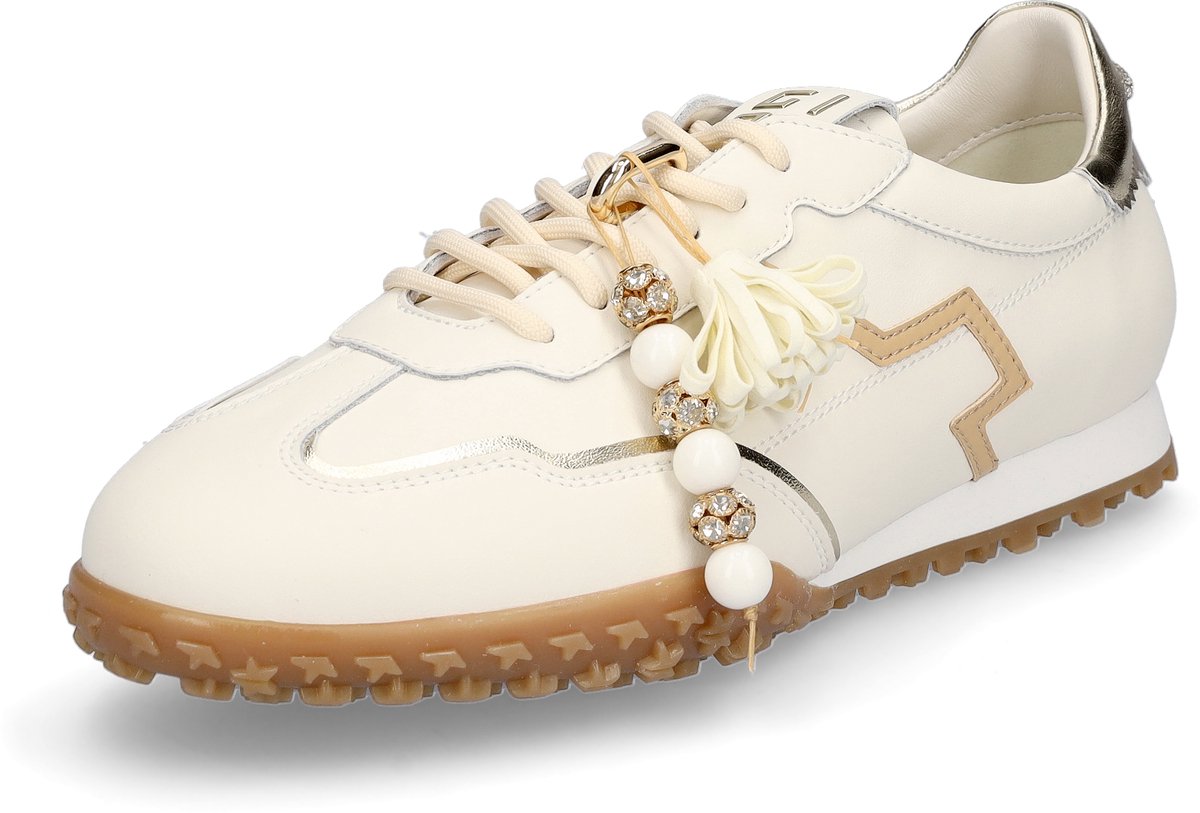 GIO+ Cielo Sneakers - Leer - Dames - Wit - Maat 40