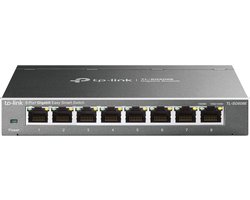 8-Poorts Gigabit Smart Managed Netwerkswitch - Plug and Play, Metalen Behuizing, QoS, IGMP-Snooping, VLAN, Centrale Beheer, Energiebesparend