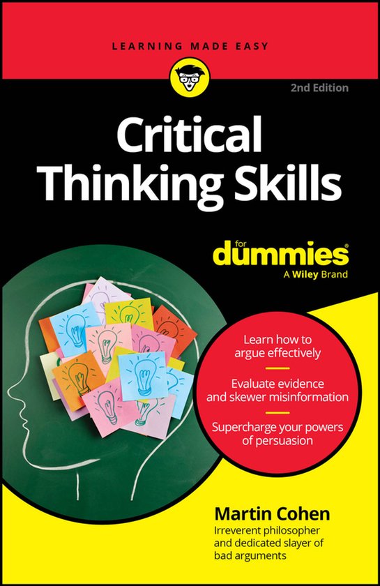 Critical Thinking Skills For Dummies - cover