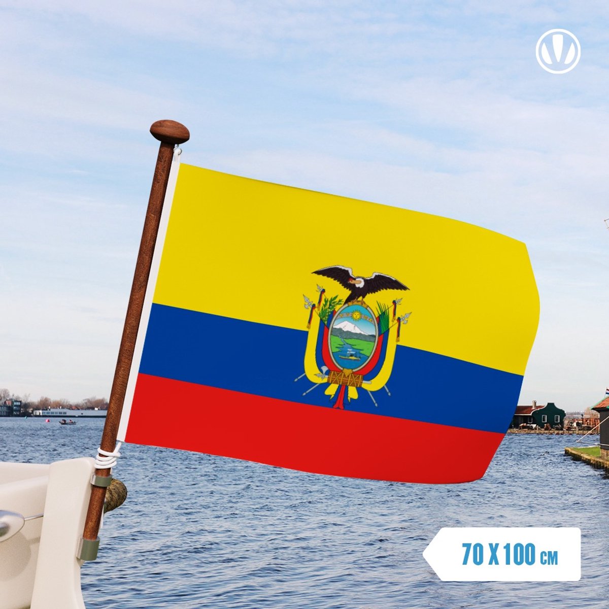 Vlag Ecuador 70x100cm