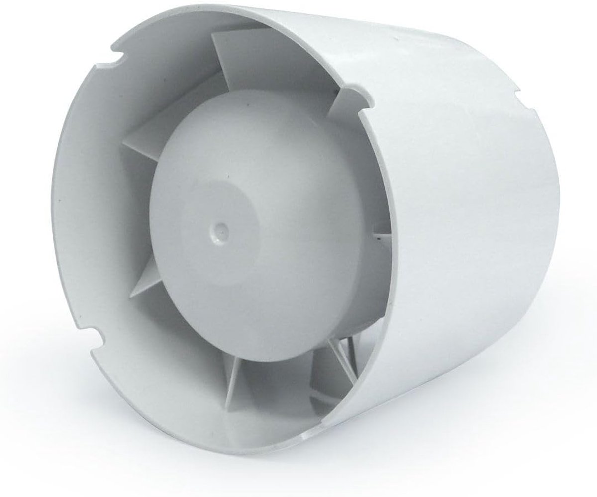 Inline ventilator 107 m³/h 100 mm