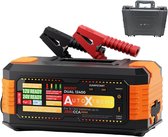 AutoXtreme 12V & 24V Jumpstarter voor Vrachtwagen – 2880CCA – Boost Dual 12400 – Starthulp met Forcestart, LED-scherm & Powerbank – Incl. Zaklamp & Opbergzak
