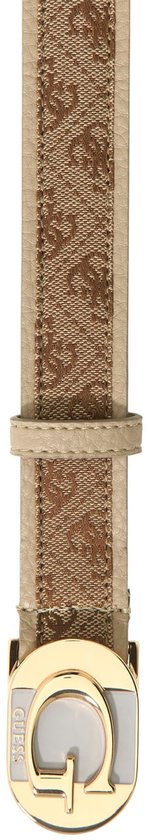 Guess stainless steel goldplated oorknoppen met kristal voor dames