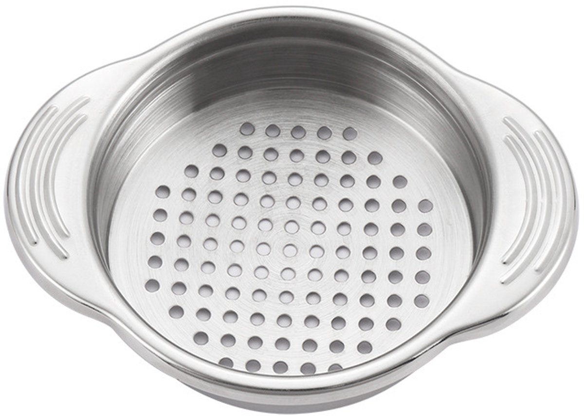 Seafood Preserving Strainer Stainless Steel Strainer for Canning Tuna Noodle Sieve