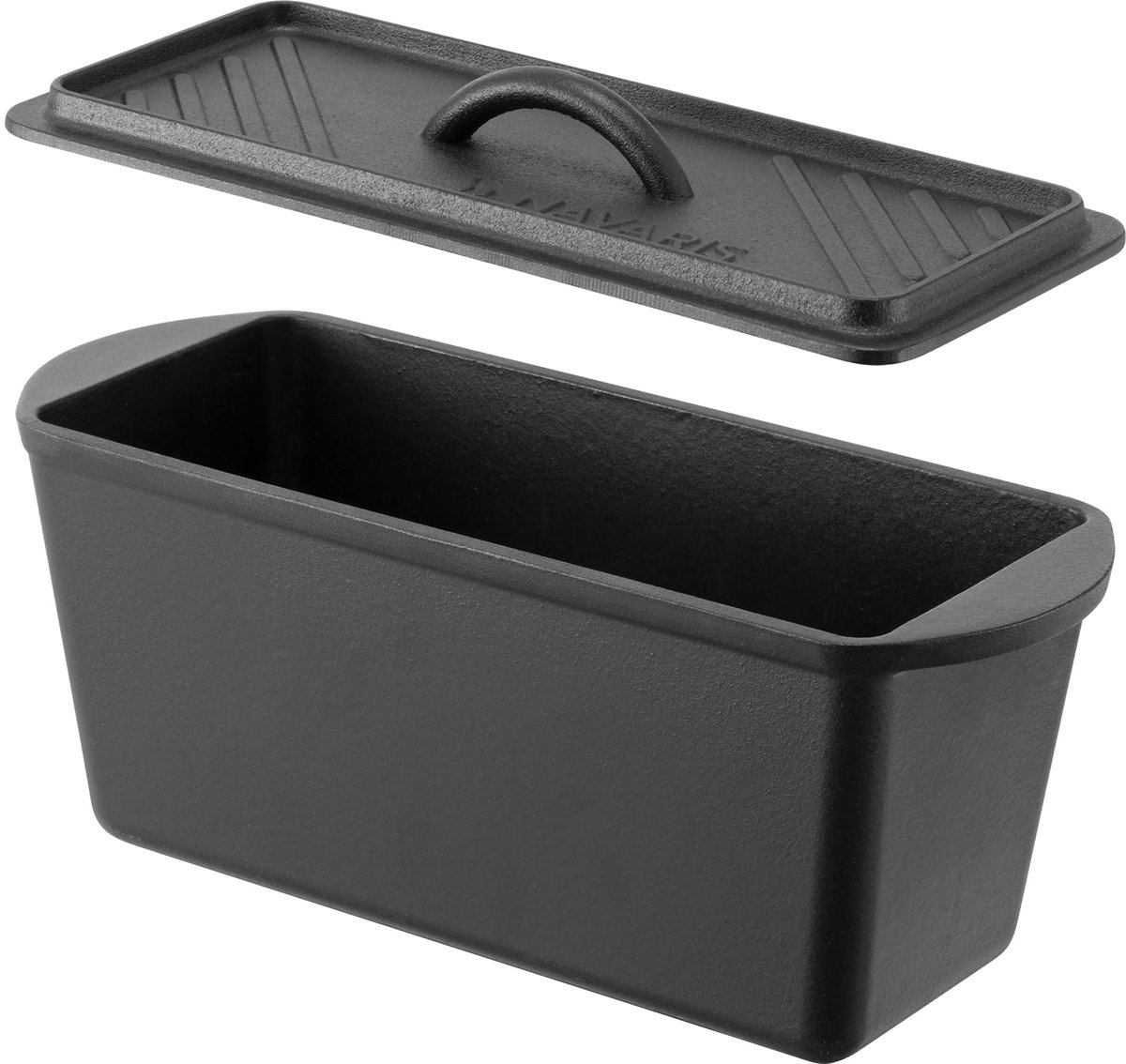 Brotbackform Gusseisen met Deksel - 34 cm - Perfecte Warmteverdeling