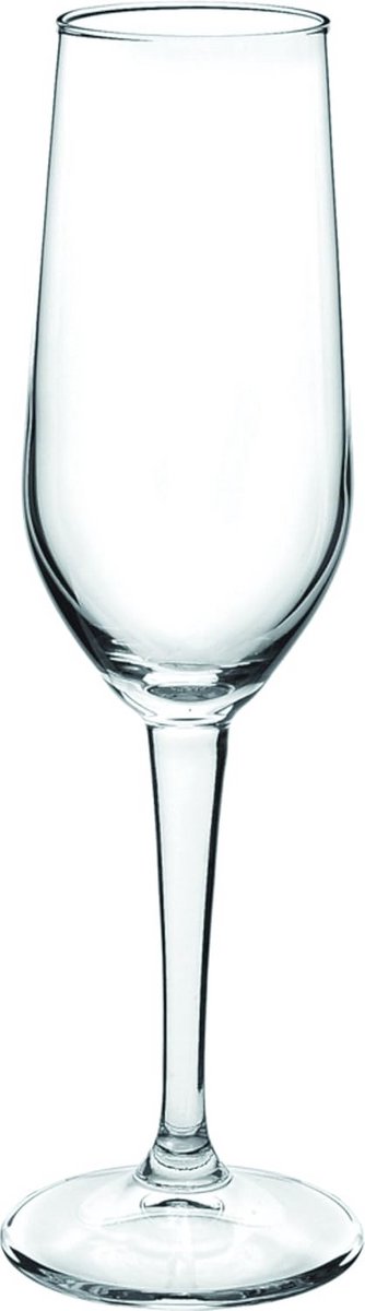 Set van 6 Champagneglazen - Elegante Wijnglazen voor Bruisende Dranken - 20 cl