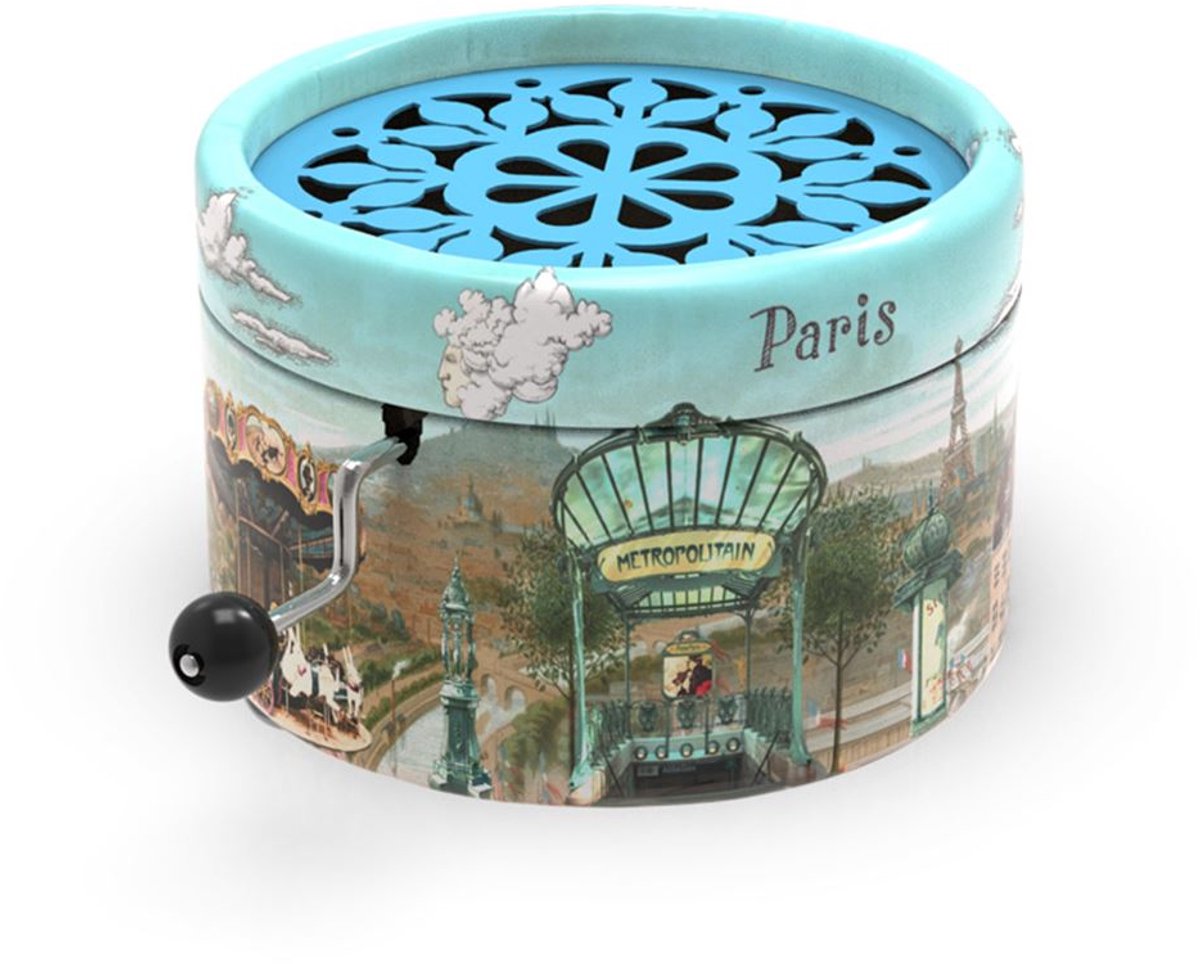 Belle Lurette muziekdoosje Rondo25 Amelie in Paris multicolor.