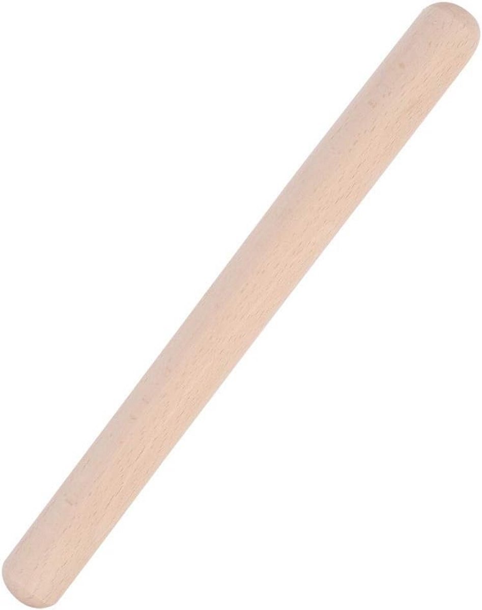Houten Deegroller voor Taart, Pizza en Gebak - Professioneel Keukengerei (39CM)
