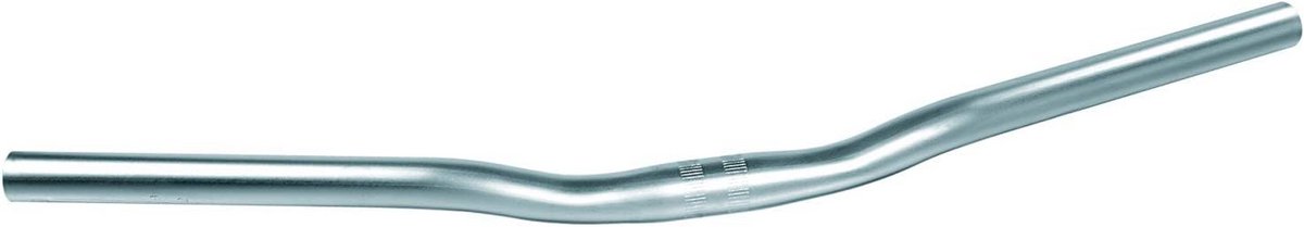 Ergonomisch Fietsstuur Aluminium Grijs voor Ontspannen Zitpositie