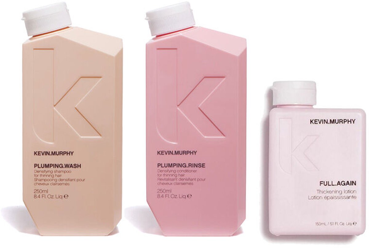 Kevin Murphy Plumping.Wash 250ml + Plumping.Rinse 250ml + Full.Again 150ml