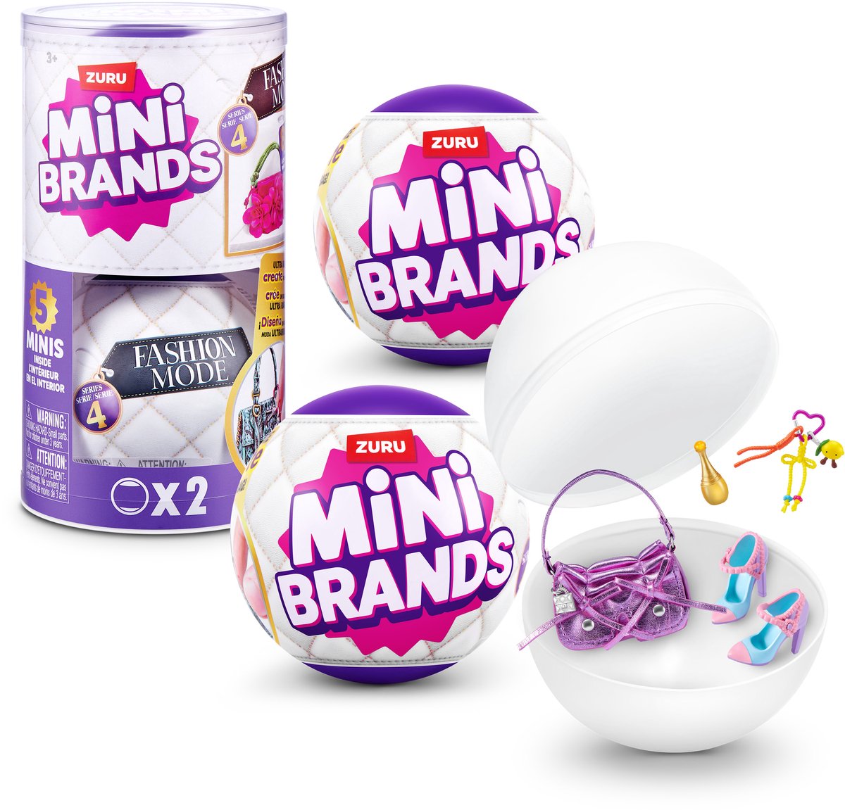 ZURU Mini Brands Fashion Accessoires - Series 4 - 2 Pack