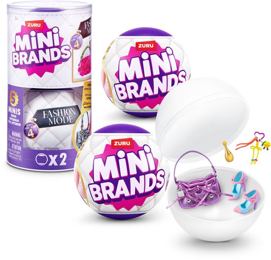 Mini Brands Fashion Série 4 2 Pack de ZURU - Jouet de Collection à Mini Brands Fashion Série 4 2 Pack de ZURU - Jouet de Collection à