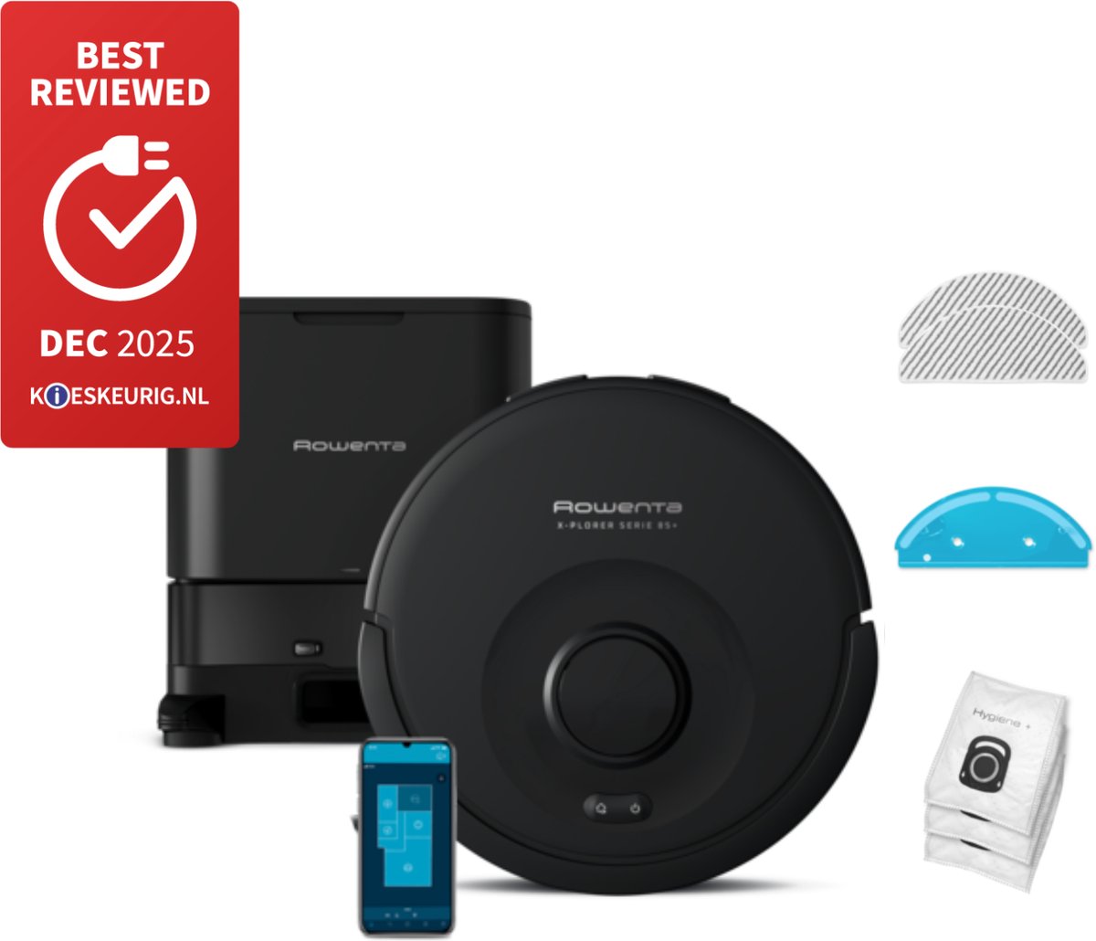 Rowenta X-Plorer 85+ Robotstofzuiger met Dweilfunctie - afbeelding 2
