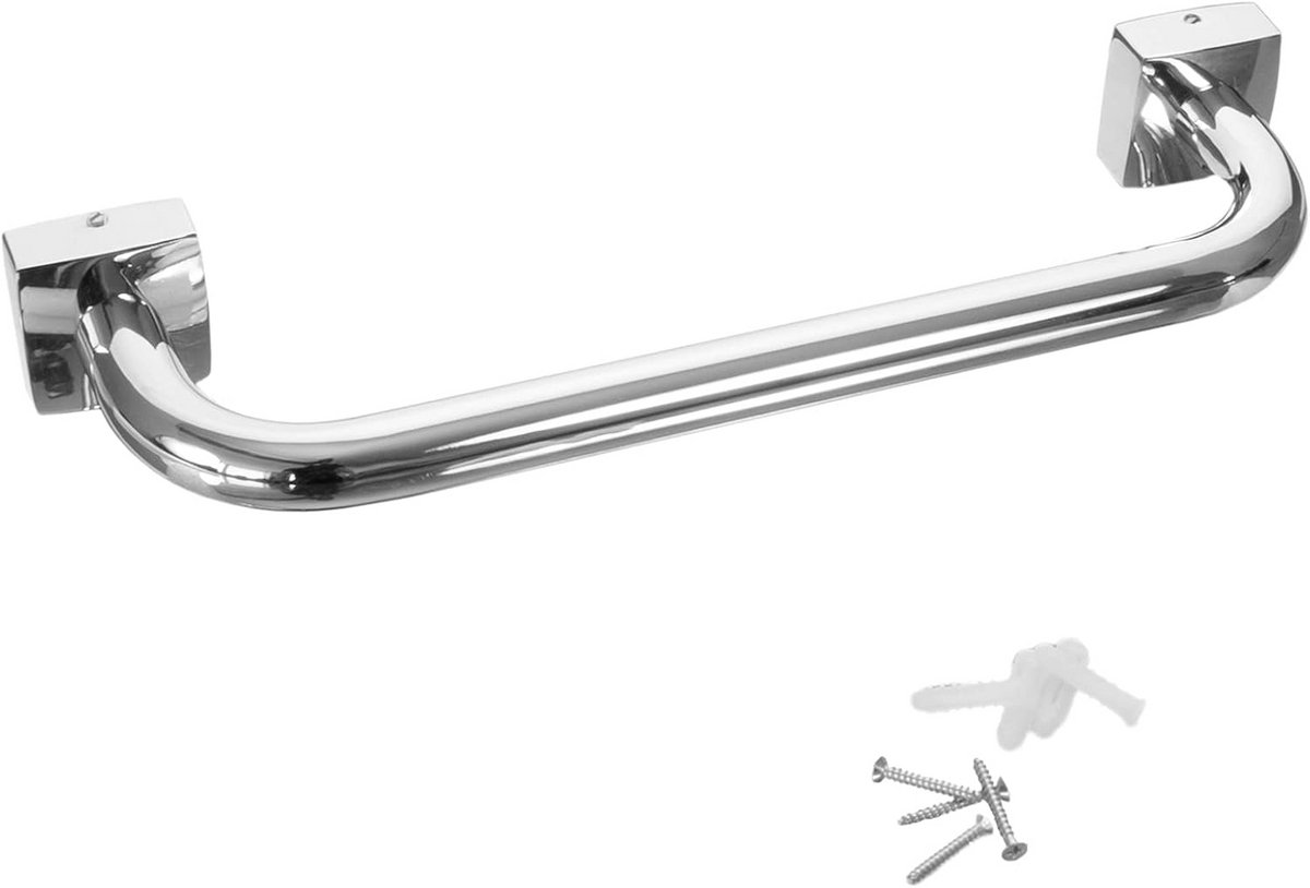 RVS Douchebeugel Badkamergreep 33cm voor Veiligheid en Handdoekhouder