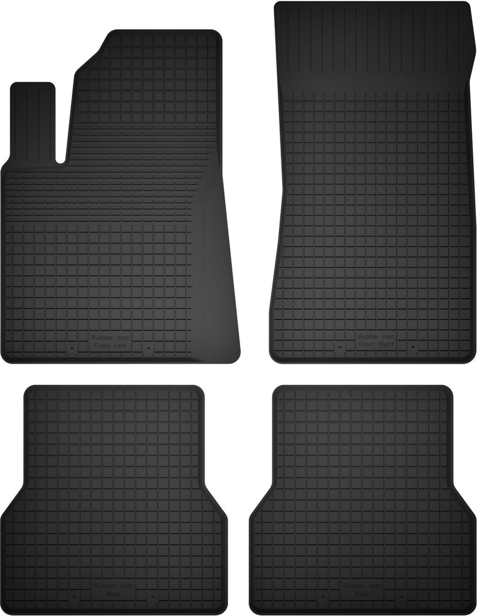Wielganizator BasicProtect - Rubber Automatten - SsangYong Rexton III SUV - Antislip - 4 stuks