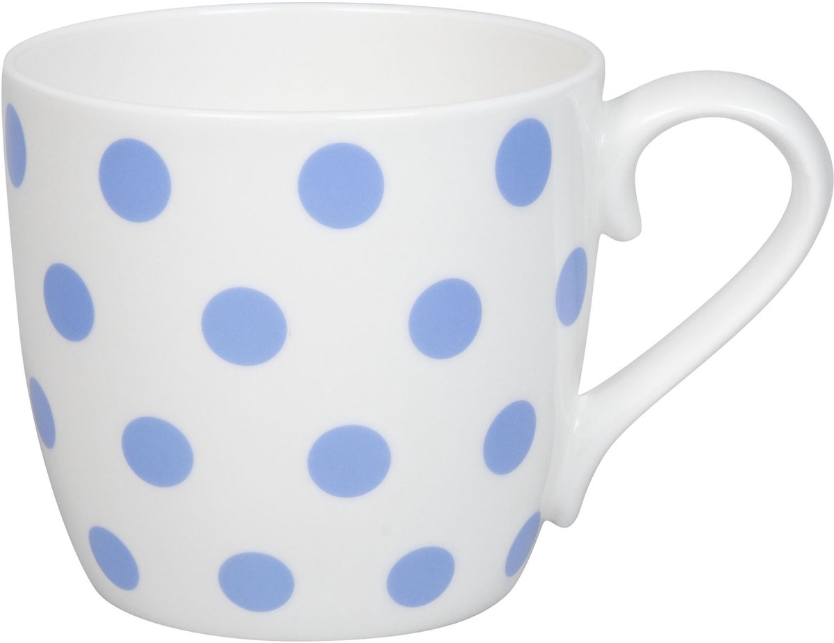 Könitz mok Dots - Creamblue, beker, bone china, blauw, 425 ml, 11 2 057 2822