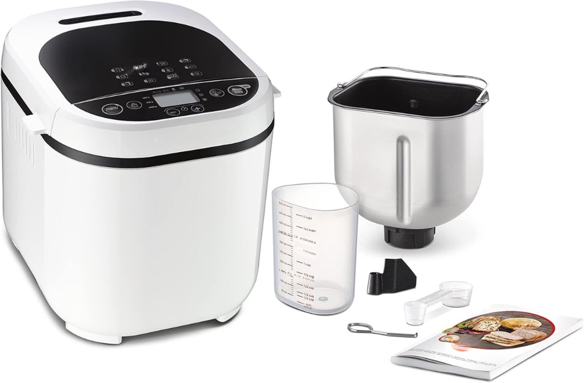 Aurixi® Broodbakmachine - Broodbakmachines - Broodbak machine - Wit- 29cm x 31cm x 29cm