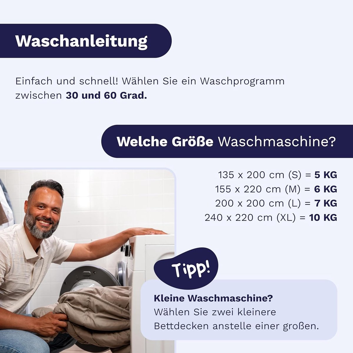 Zomerdekbed 135x200 cm Lichtgewicht & Ademend – Campingdekbed / Reisdéken – Hypoallergeen Microvezel – Wasbaar 95°C – Oeko-Tex 100 – Pauwhome