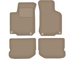 Wielganizator WLG-CARLUX - Auto Vloermatten - Beige - VW Jetta IV