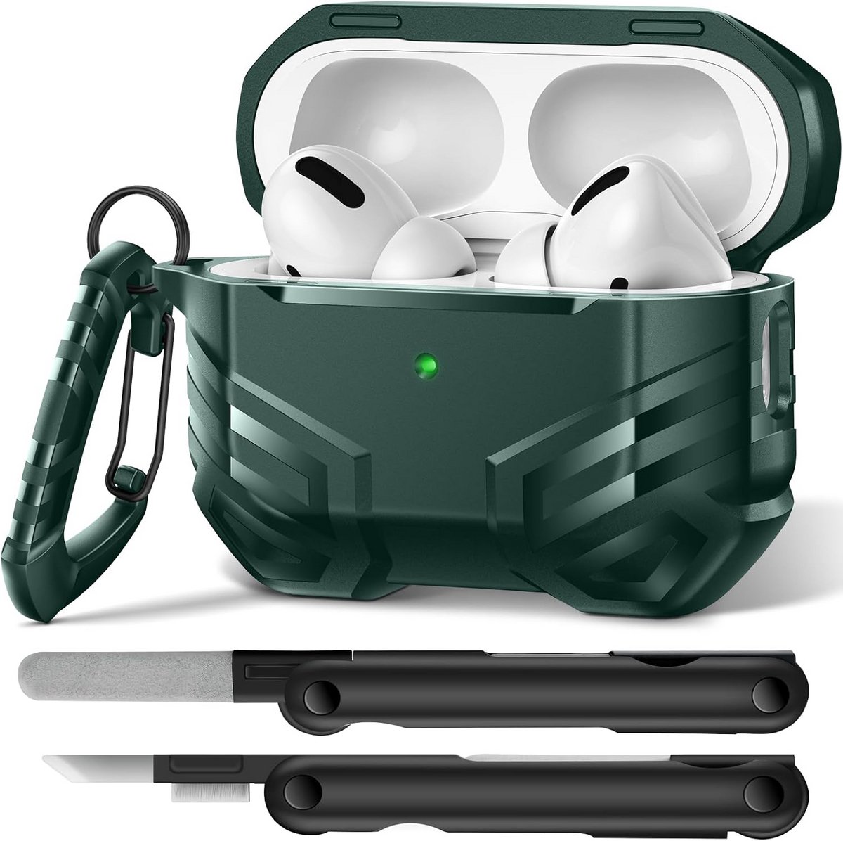 Robuuste Airpods Pro Hoesjes (2e & 1e Generatie) - Militaire Bescherming & MagSafe Compatibel