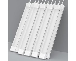 5x Waterdichte LED TL Buis 120cm 36W Koel Wit 6000K IP65 Werkplaats Garage Verlichting