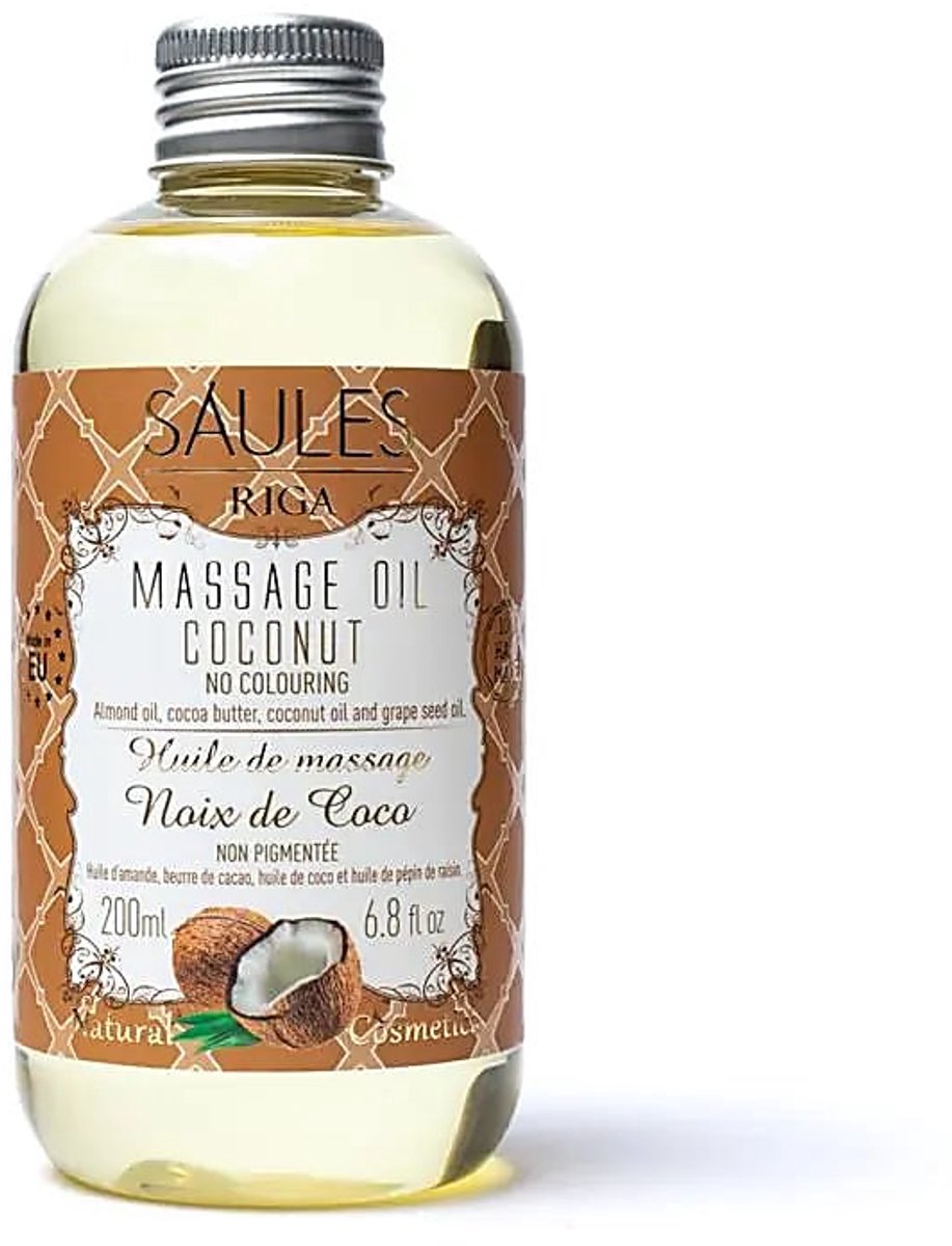 Natuurlijke massageolie kokosnoot – 200 ml
