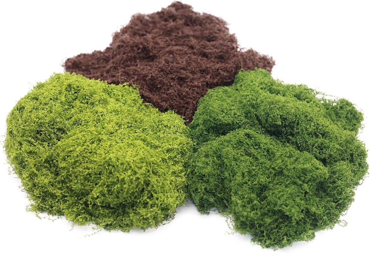 Decoratief Knutselmos 150g - Realistisch Mos voor Modelbouw, Muurdecoratie en Aquarium