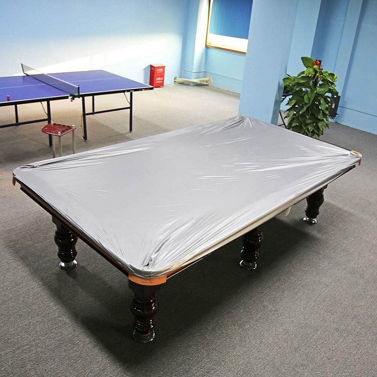Waterdichte Stofhoes voor Biljarttafel - Vochtwerende PVC Beschermhoes (8ft)