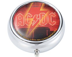 AC-DC Zak Asbak - Draagbaar - Pocket asbak - Klikslot - Metaal - 5 cm