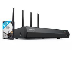 Reolink RLN12W - 12-kanaals NVR - WiFi 6 - Ondersteunt 16MP camera's - 16TB Opslag - Lokale & Externe Toegang - Geen PoE-poorten