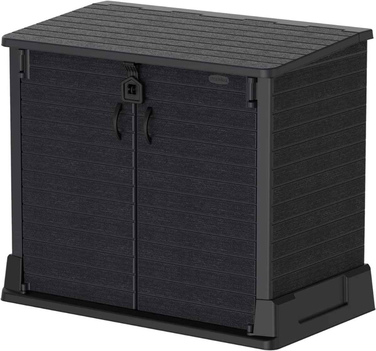 Florixa® Afvalcontainerombouw – Containeropslag – Enkele containerkast – Donkergrijs - 74cm x 130cm x 110cm