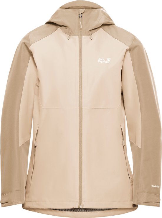 Jack Wolfskin WILDBOUND 2L JKT W Dames Outdoorjas-oyster