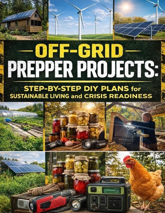 Off-Grid Prepper Projects; Step-by-Step DIY Plans for Sustainable ...