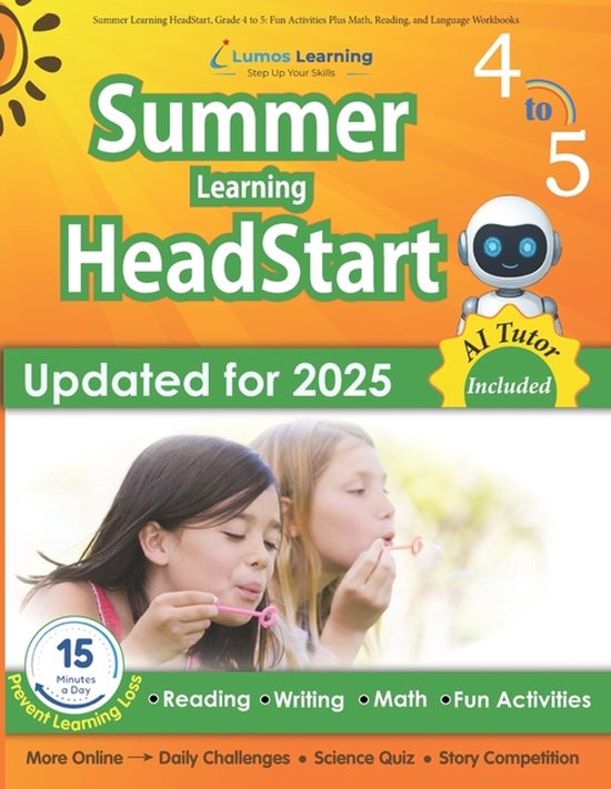 Summer Learning Headstart, Grade 4 to 5 - cover