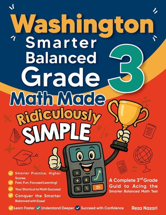 Washington Smarter Balanced Grade 3 Math Made Ridiculously S ... - cover